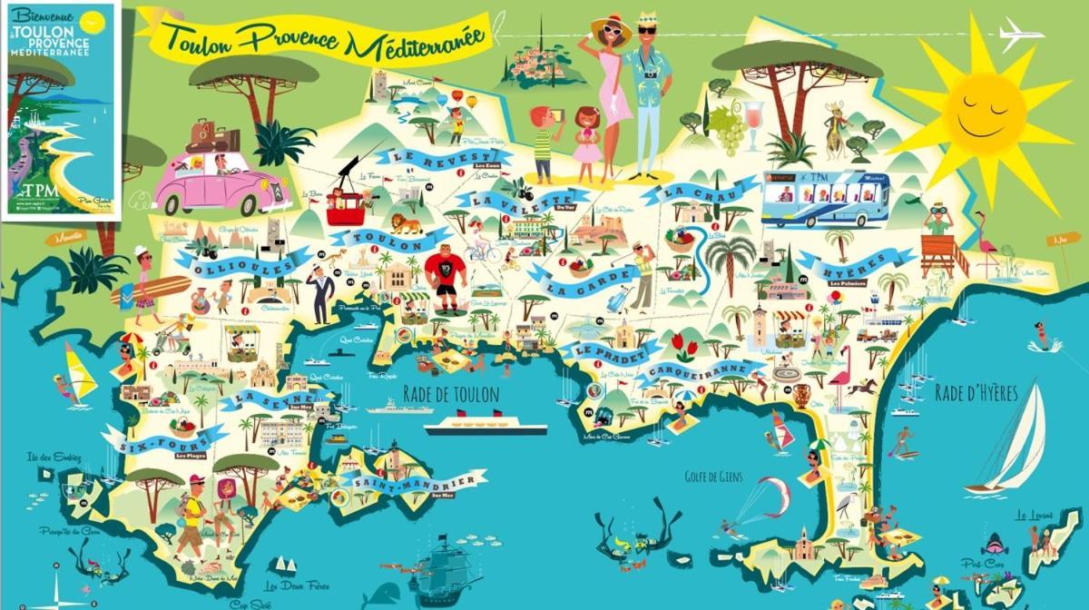 Plage A 400 M Studio Tout Confort Terrasse Clim Parking Hyères Kültér fotó